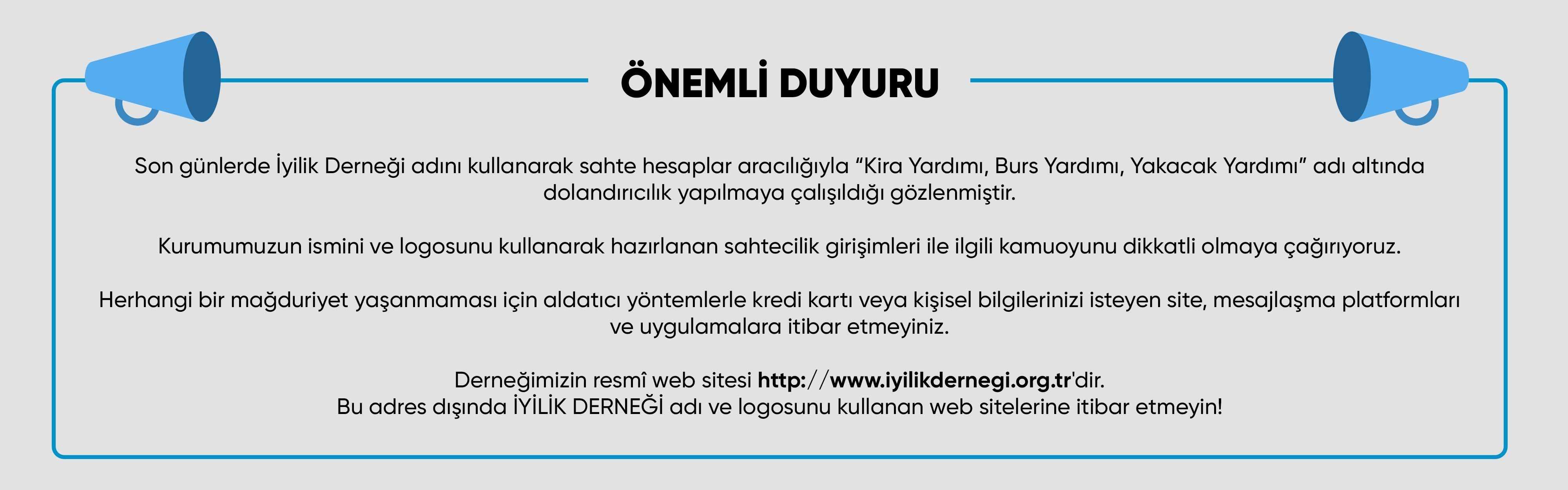 Önemli Duyuru