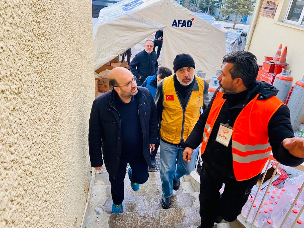 Yönetim Kurulu Üyelerimiz Deprem Bölgelerini Ziyaret Etti